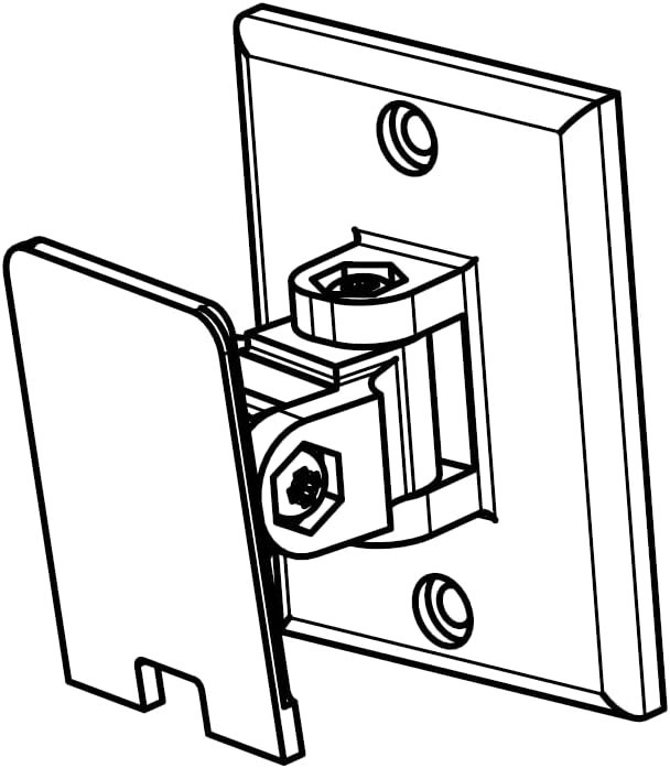 Wall Mount for SimpliSafe Indoor Camera – Black