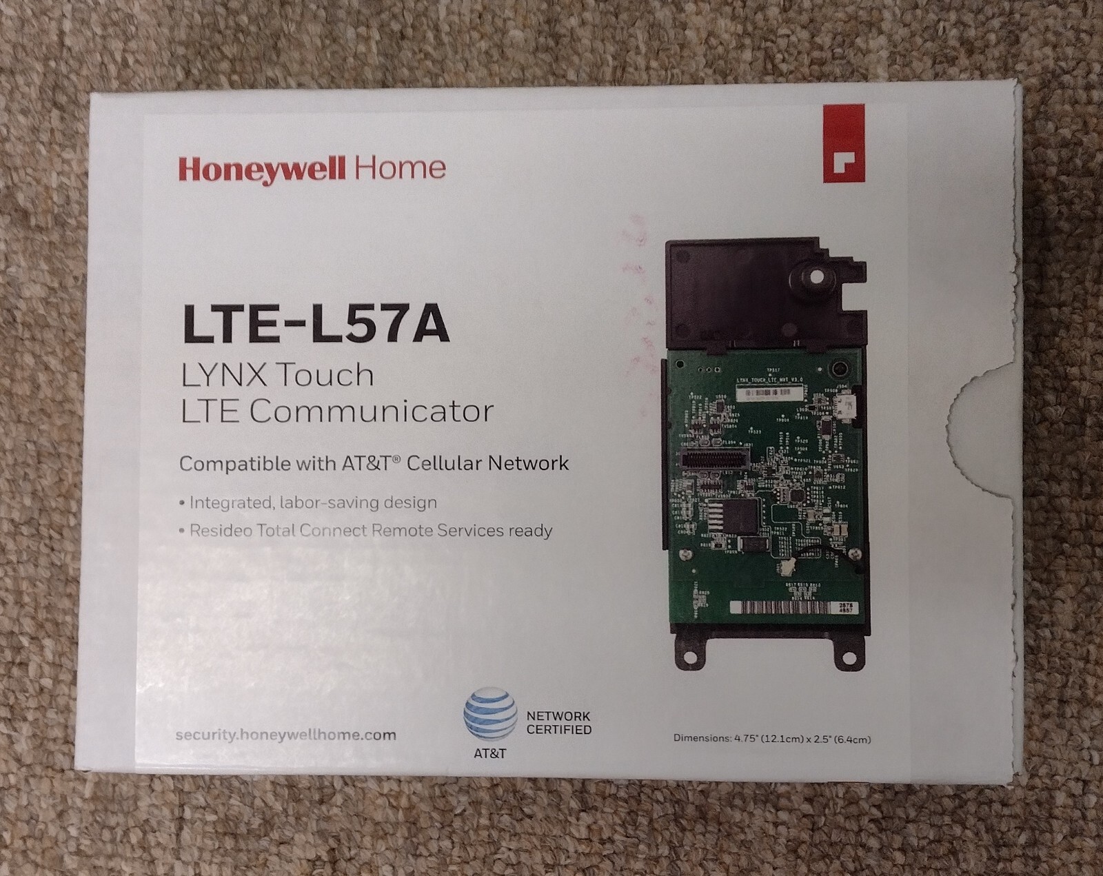 Honeywell Home LTE-L57A AT&T 4G LTE Cellular Communicator (NEW in Box)