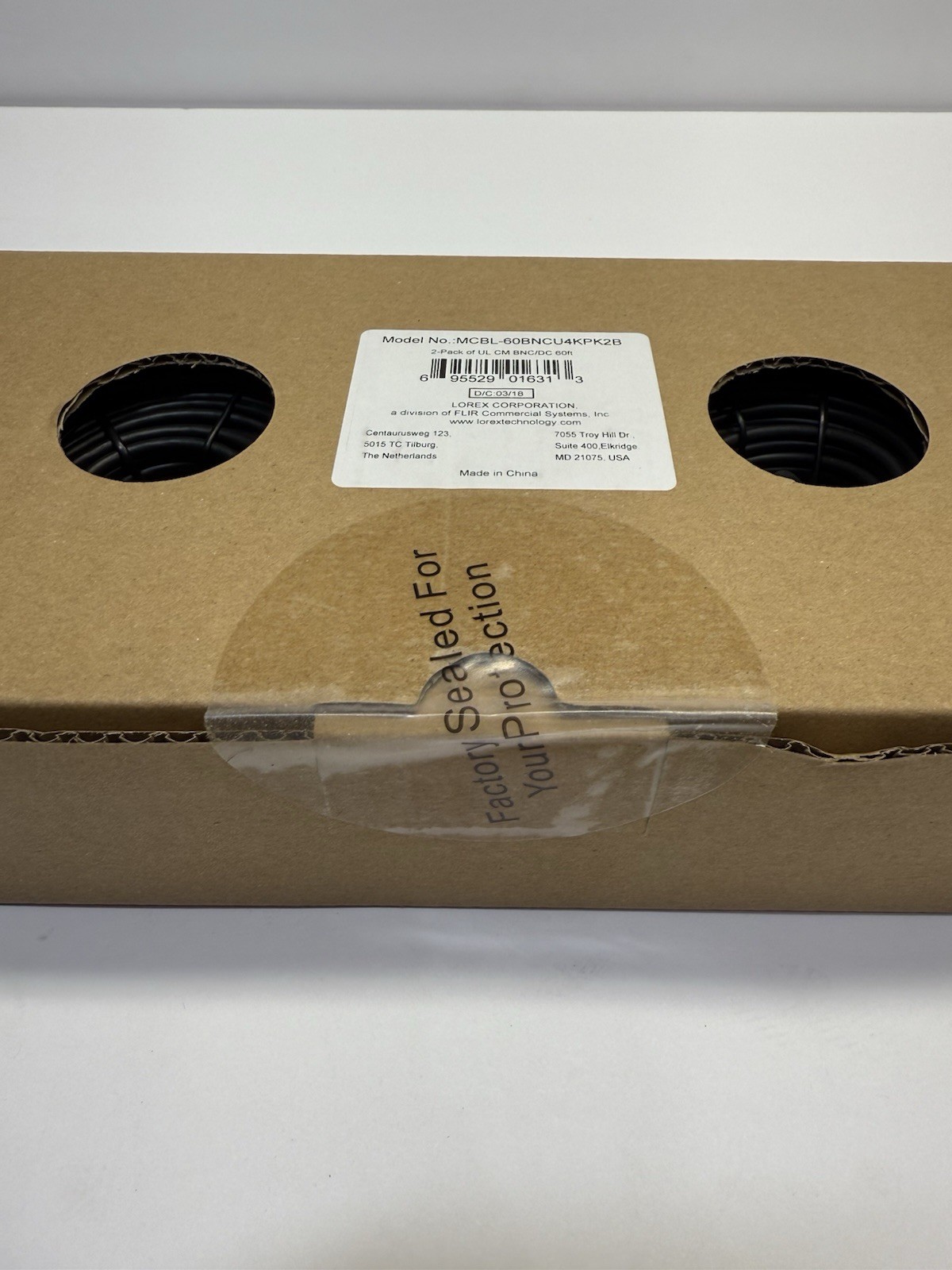 Lorex 4k CCTV System Cables 60 Foot