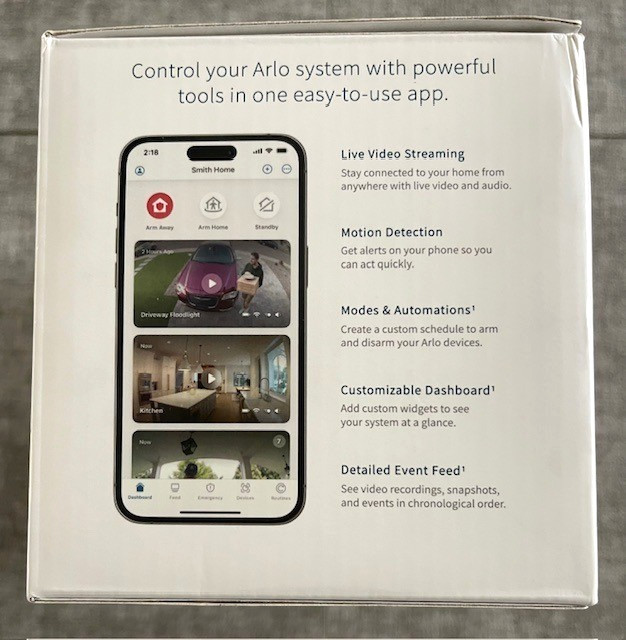 Arlo Essential XL HD Camera – 2nd Gen- 3 Pack
