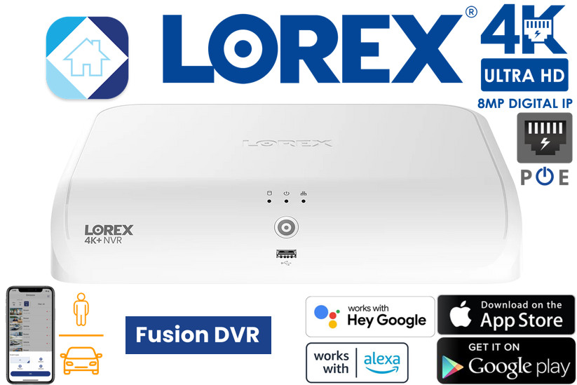 Lorex 4K 16 Ch Wired & Wi-Fi 2TB Wired NVR System with 4K IP Dome Cameras NEW⭐️