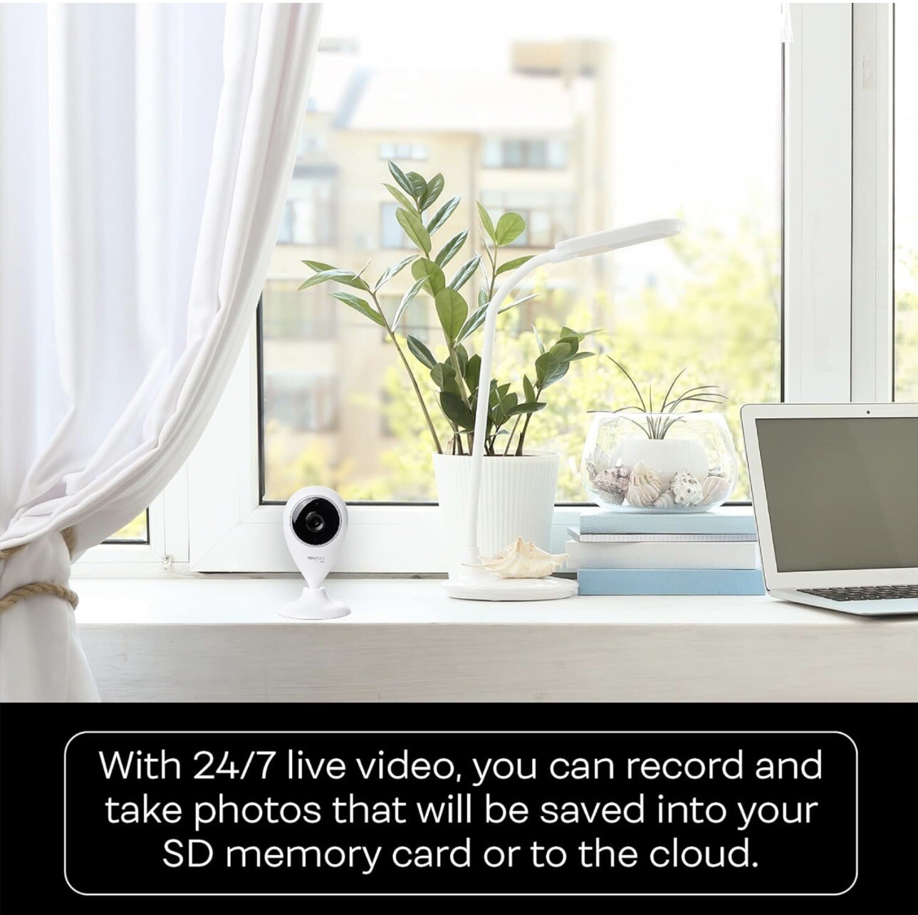 VIVITAR Smart Security High Definition Wi-Fi Camera NIB Motion Speaker