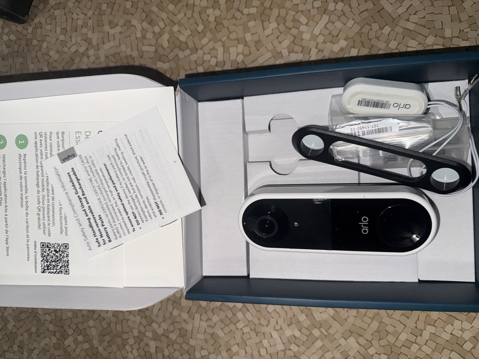 Arlo Smart Doorbell HD Video Wired – Open Box Never Used
