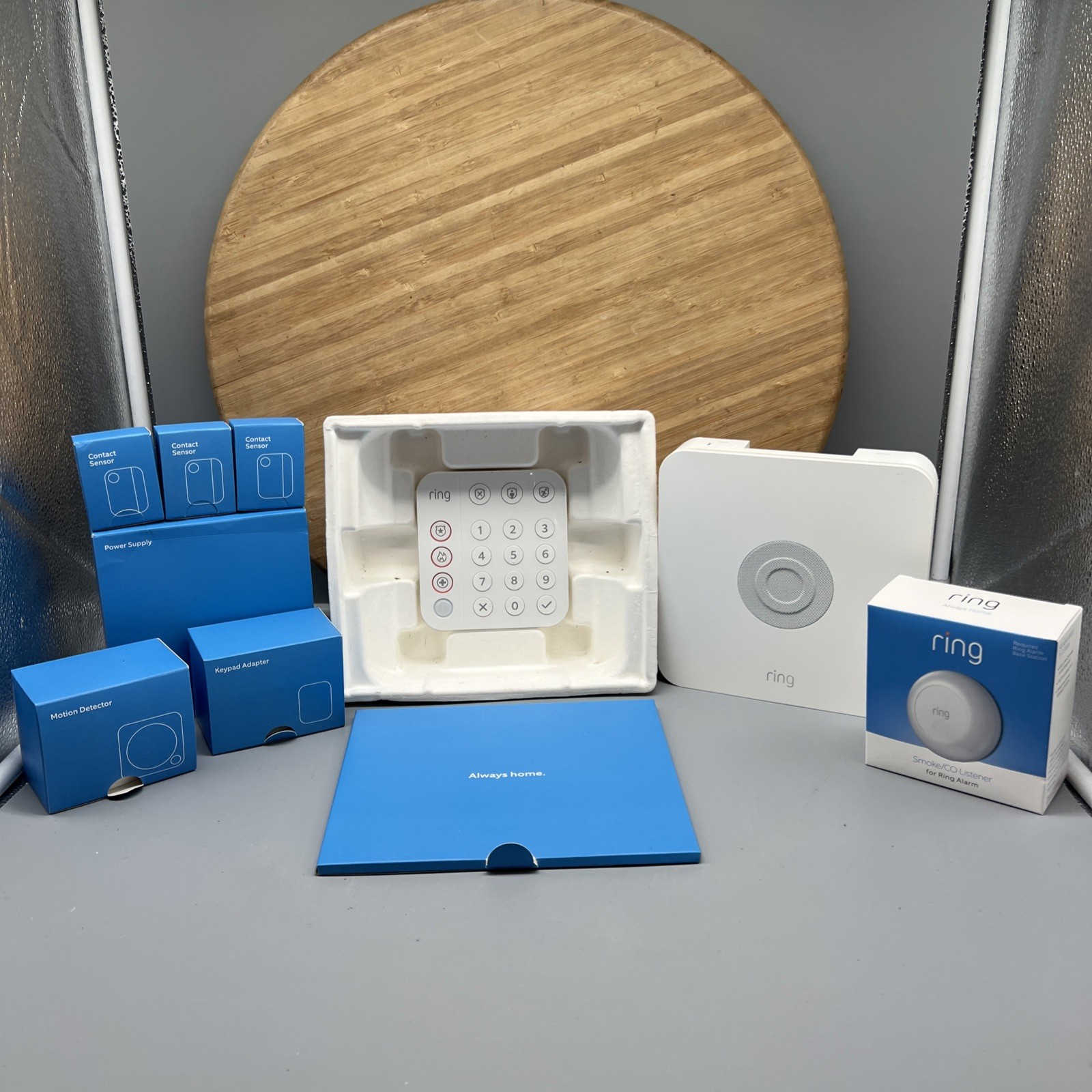 Ring Wireless Alarm Home Security Kit 10 Piece Kit 2nd Gen Brand New Open Box