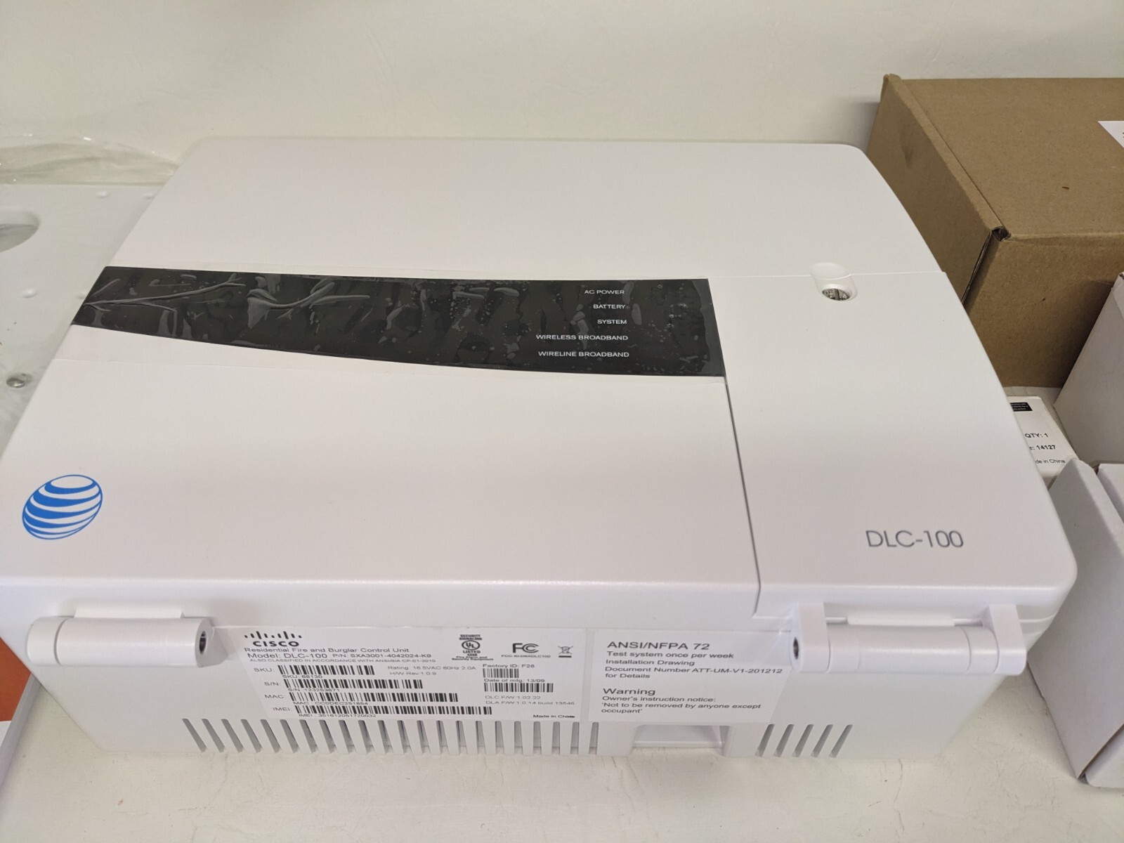NEW!!! AT&T Digital Life Hub – Home Security System Model DLC-100 (1E)
