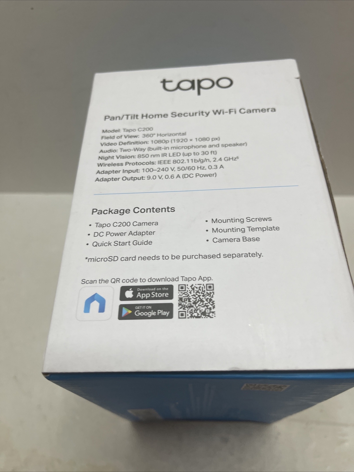 Tp-link 1080p H.264 Pan/tilt Home Security Wi-fi Camera, Tapo C200 (tapoc200)
