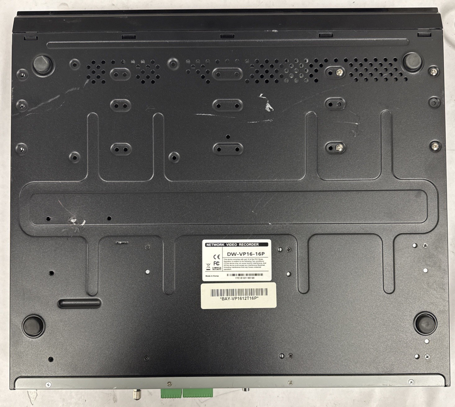 Digital Watchdog DW-VP16-16P 16 Channel Recorder No HDD. RESETED