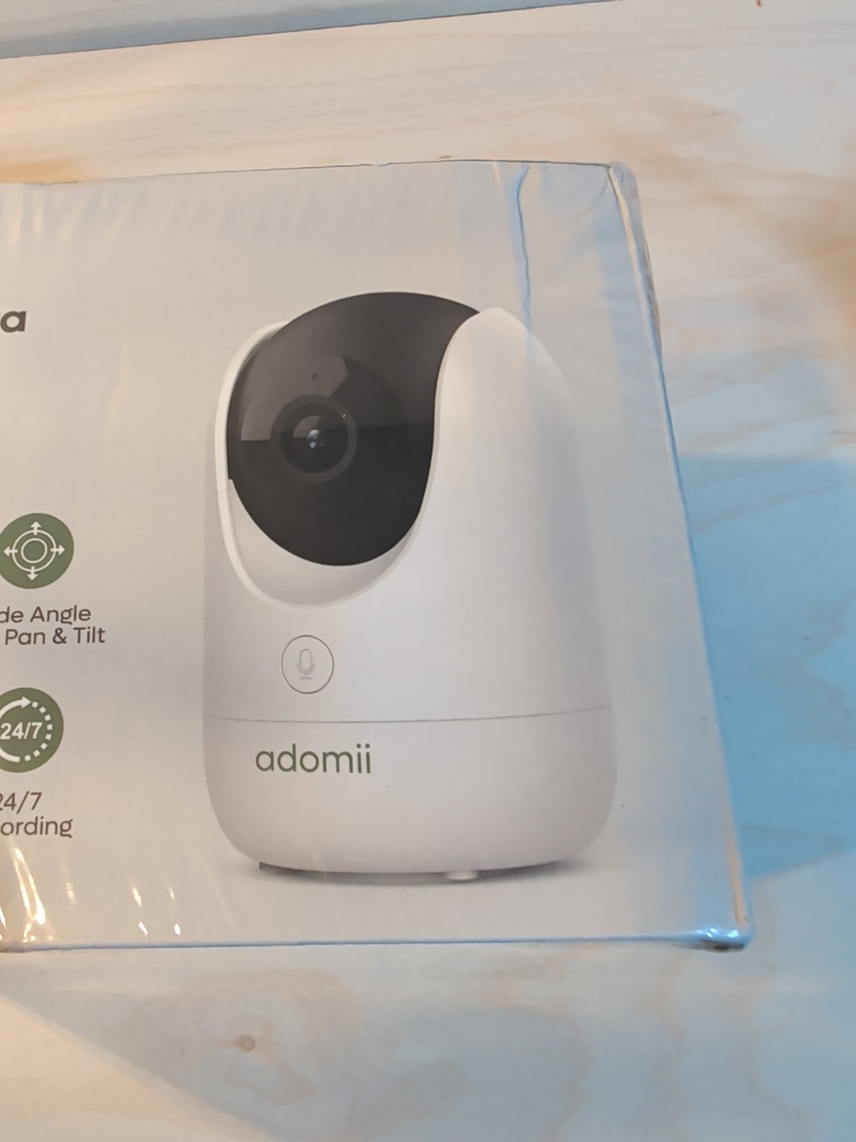 2K Indoor Home Security Cameras with Pan/Tilt, Night Vision, 2 Way Audio, Wifi
