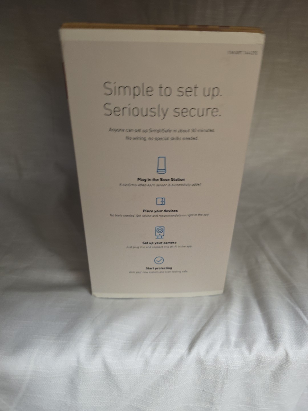 SimpliSafe Home Security Kit with HD Camera – White (10 Pieces) (1444290)