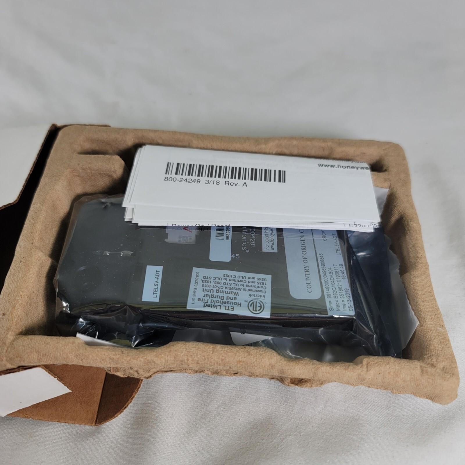 Honeywell Verizon LTEL5V-ADT Lynx Touch LTE Communicator