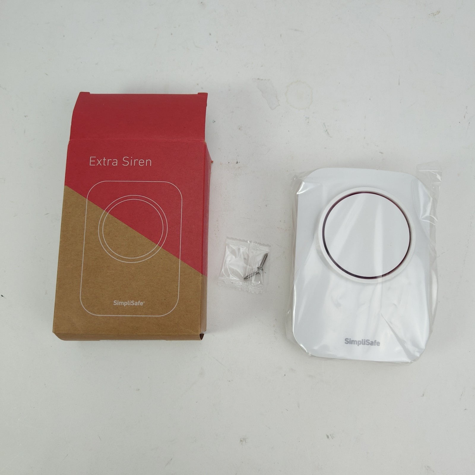 SimpliSafe WS3 Extra Siren Home Security System White – BRAND NEW & SEALED