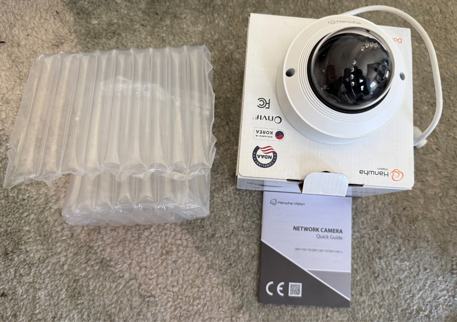 Hanwha Techwin QNV-C9011R 8MP IR Vandal Dome Camera