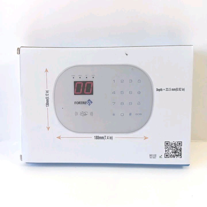 Fortress S03 WiFi Home Security Alarm System Siren Door Window Sensors Keyfobs