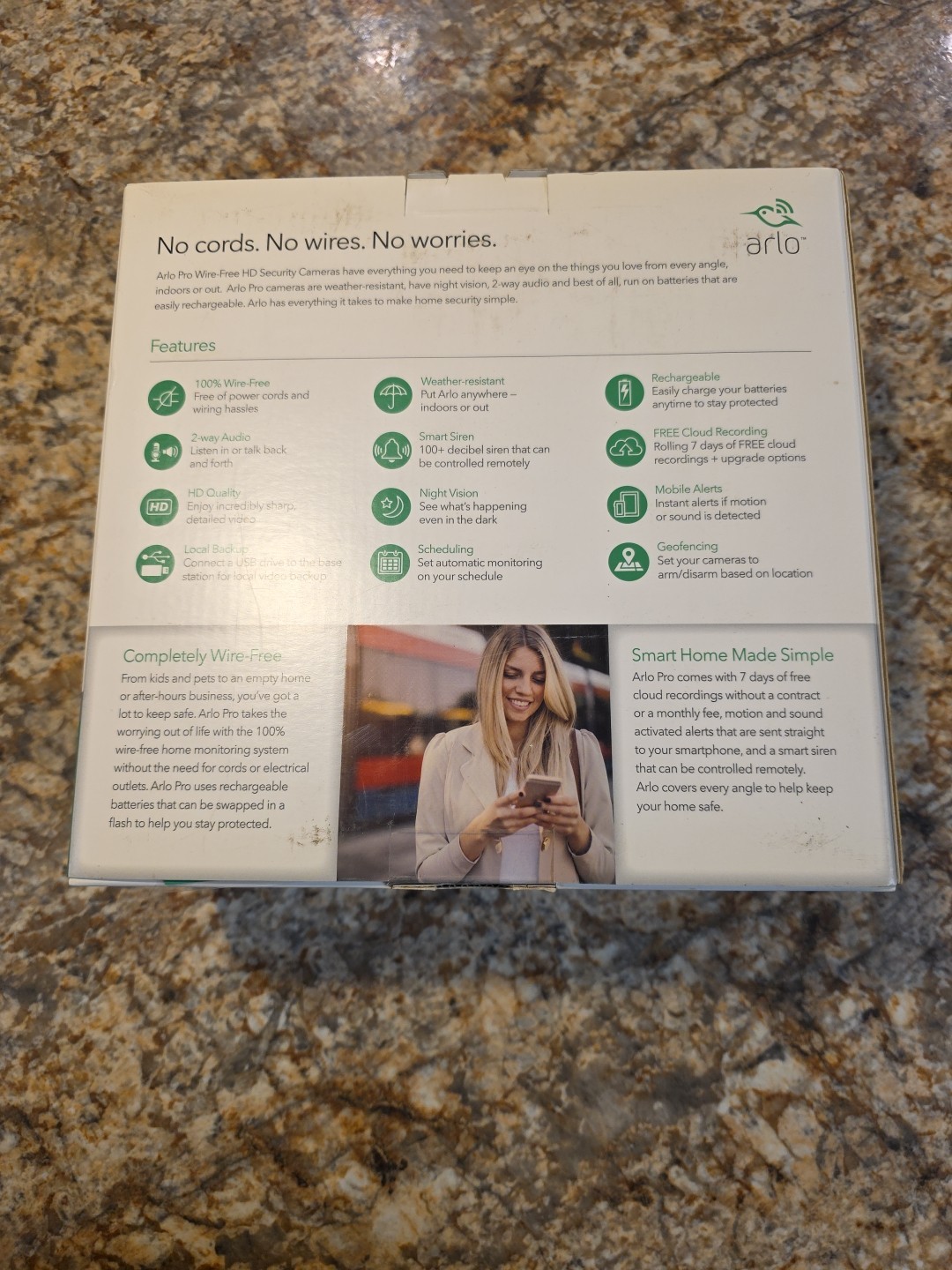 Arlo Pro Netgear VMS4330-100NAS 3 Camera HD Security System Brand New In Box