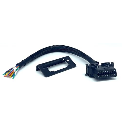 OBD2 J1962 Female to Open Pigtail Cable Bracket 16PIN OBDII Port 1 PC