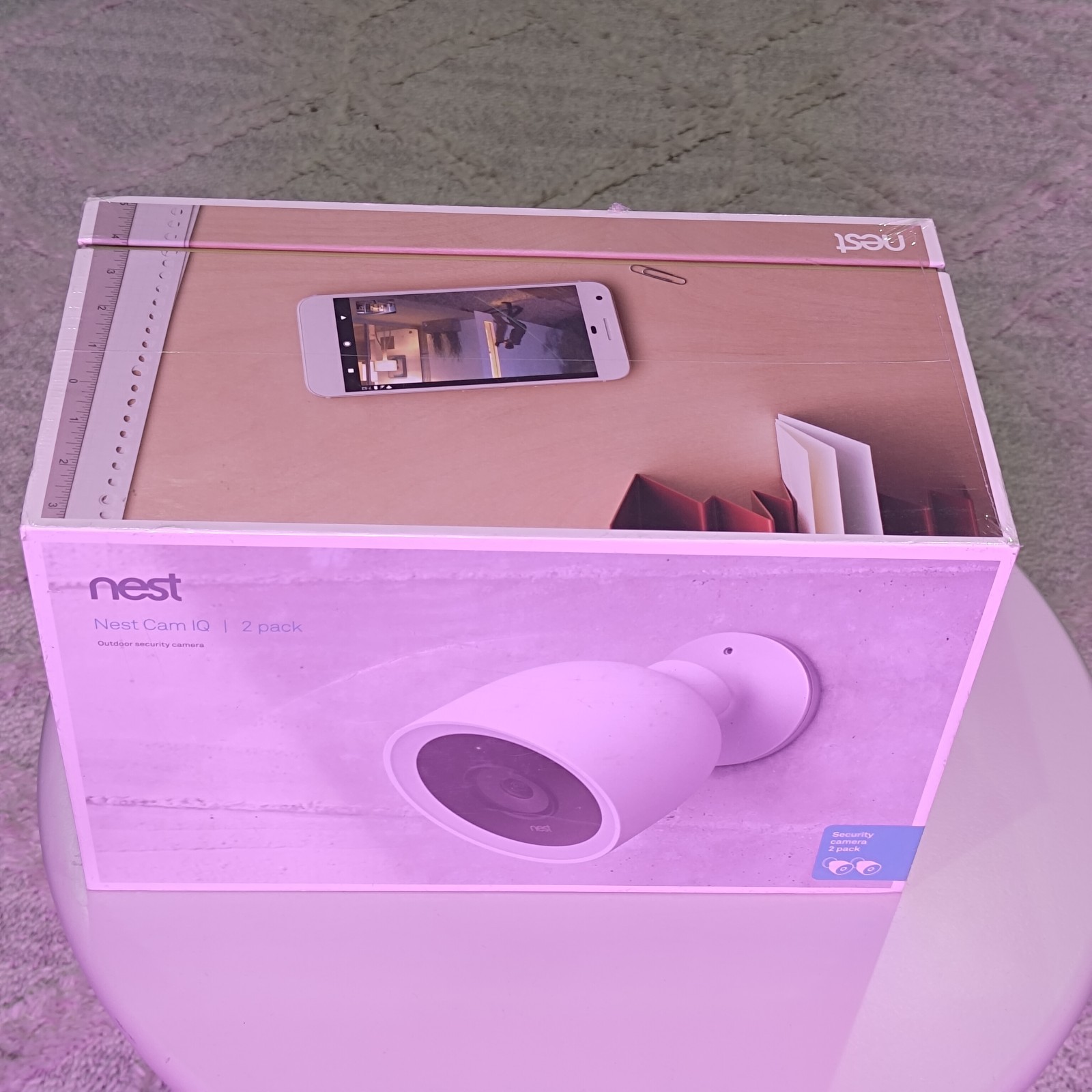 Nest NC4200US Cam IQ Outdoor Smart Security Camera 2-Pack SEALED NEW C213