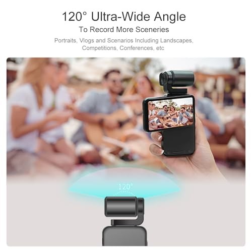 5K Pocket Camcorder, 4K 60FPS Video Camcorder UHD 36MP for YouTube TikTok