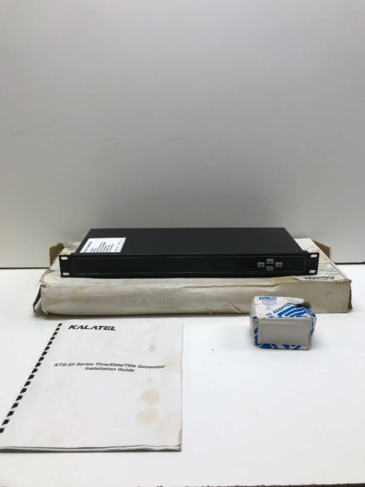 GE Kalatel KTS-53-16 16-Channel Master Time / Date Title Generator (wrs)