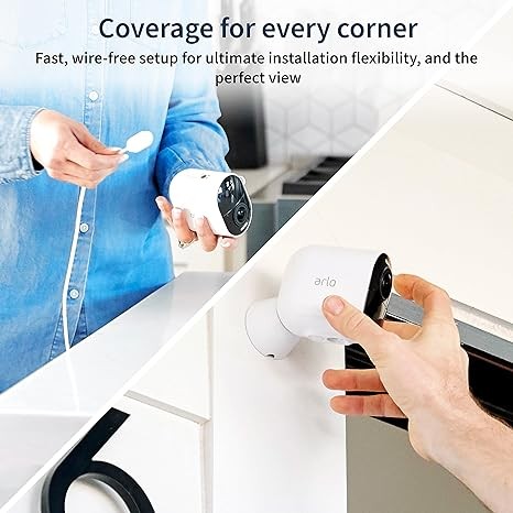 Arlo Ultra 2 one Camera Indoor/Outdoor Wireless 4K Security – Scratch & Dent