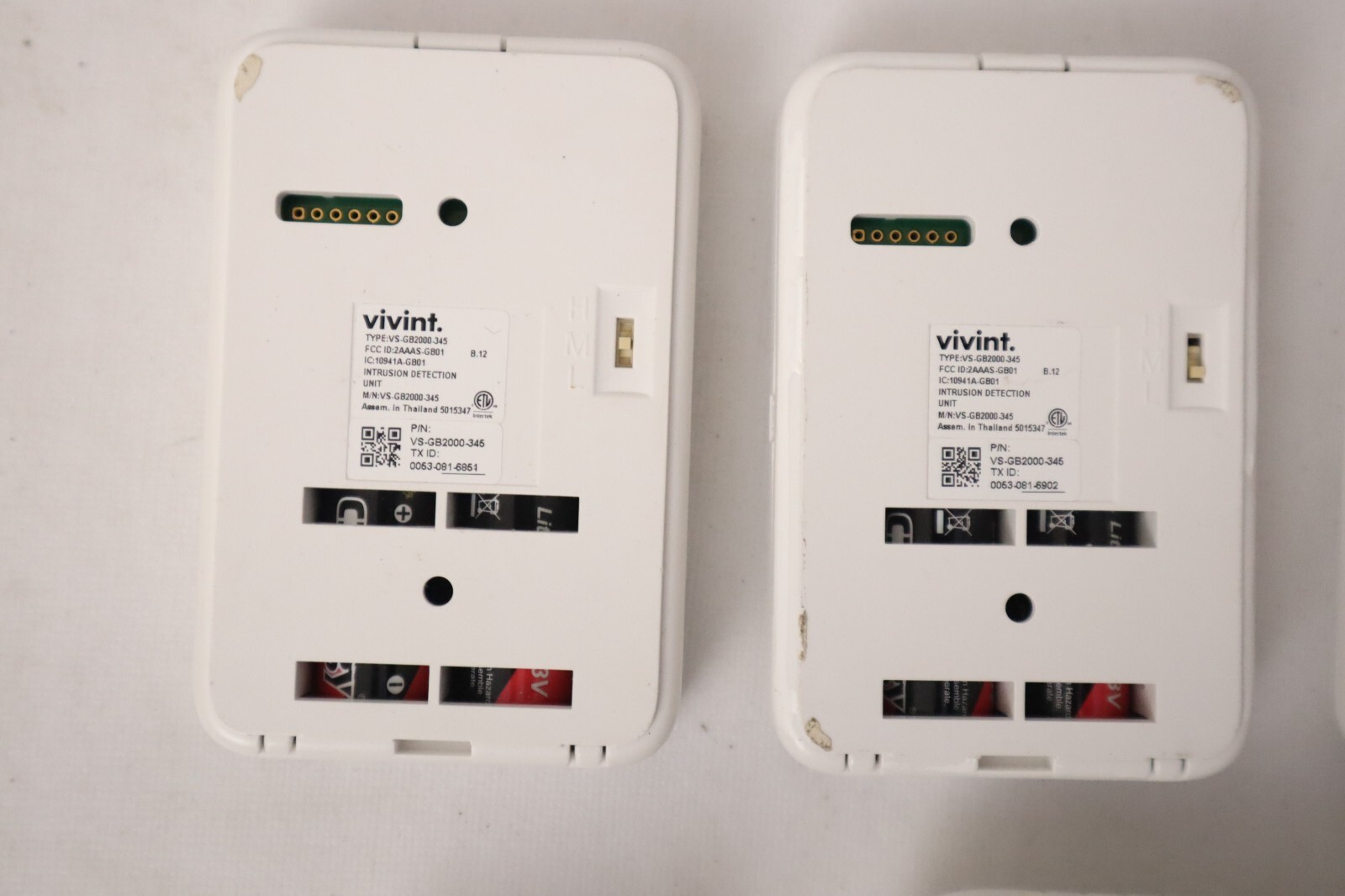 Vivint Smart Home Sky Control Panel Smart Hub VS-SH2000-C00 W/ 5x VS-GB2000