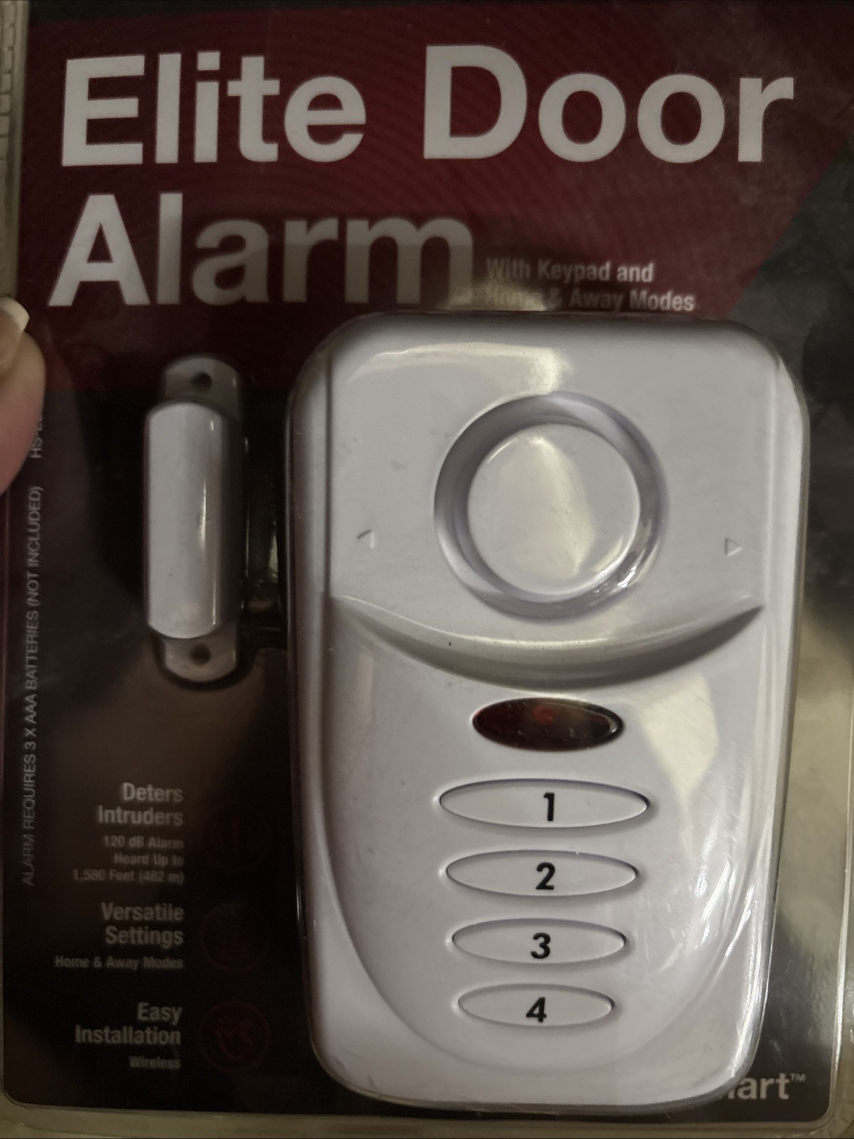 SABRE ELITE DOOR ALARM Front Back Doors Garage Shed Security Safety HS-EDA