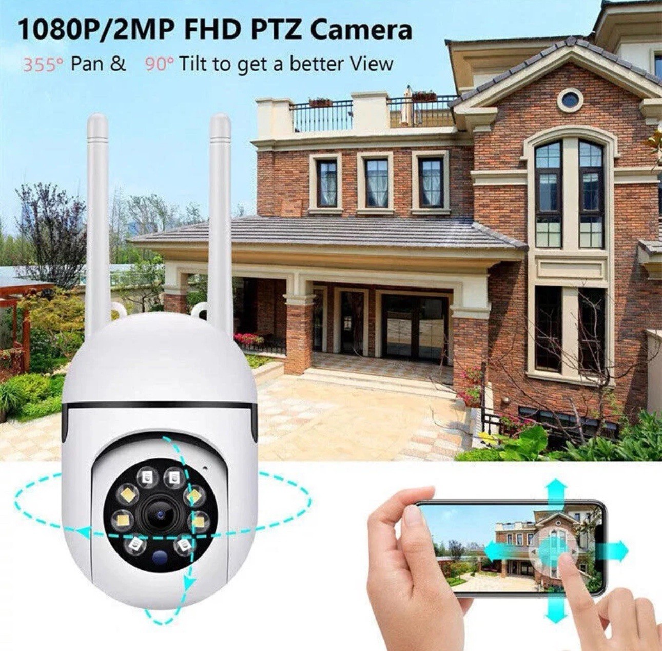 1-4Pack Wireless 5G WiFi Security Camera System Smart Outdoor Night Vision 1080P