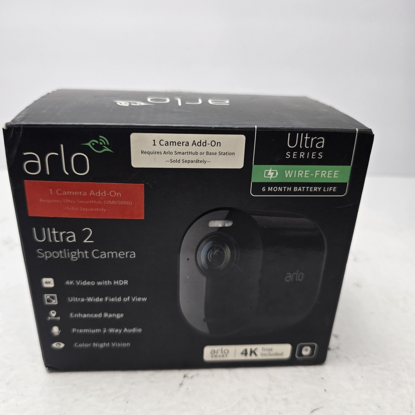 Arlo Ultra 2 4K UHD Wireless Camera Excellent Working Condition