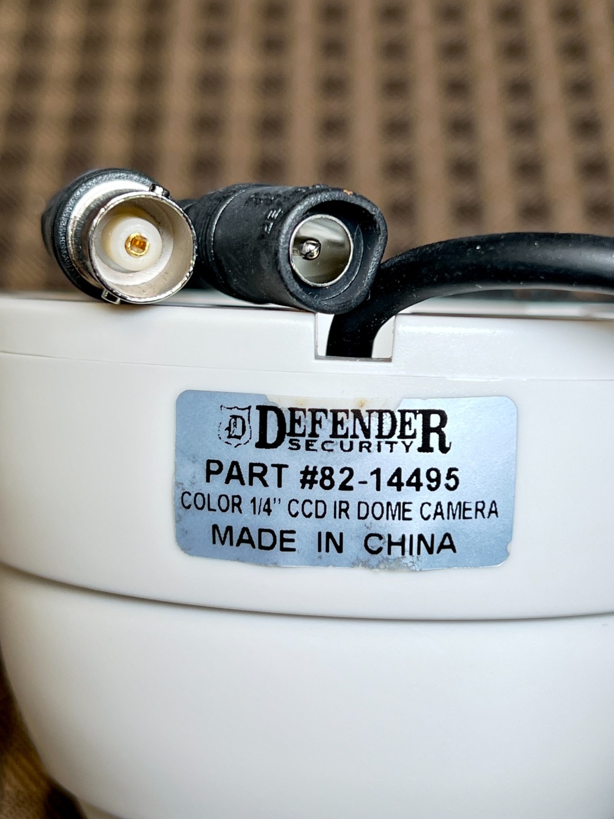 NEW! Defender Security #82-14495 Color 1/4″ CCD IR Dome Video Camera 6mm