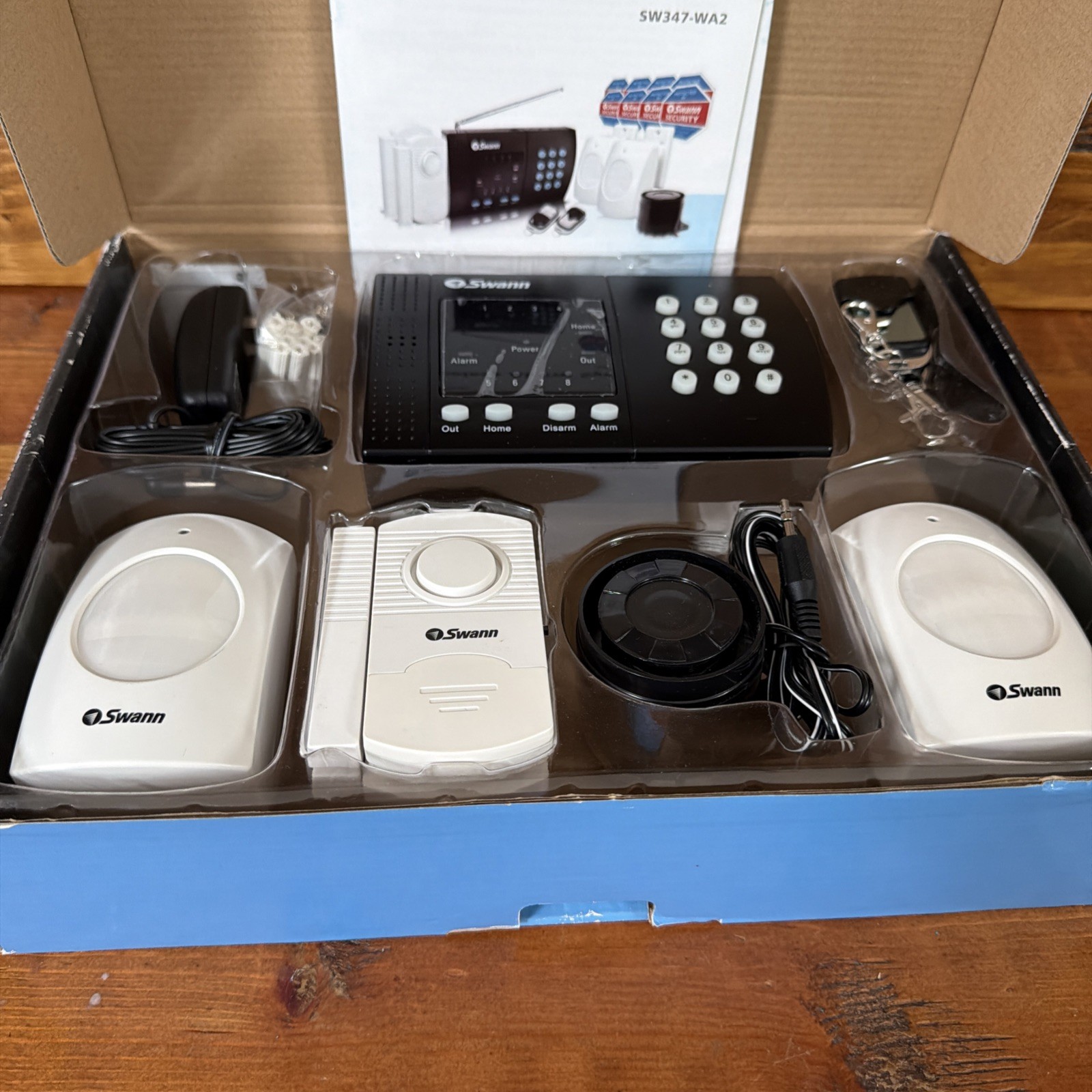 Swann Home Wireless Alarm System SW347 – WA2-RS New Open Box