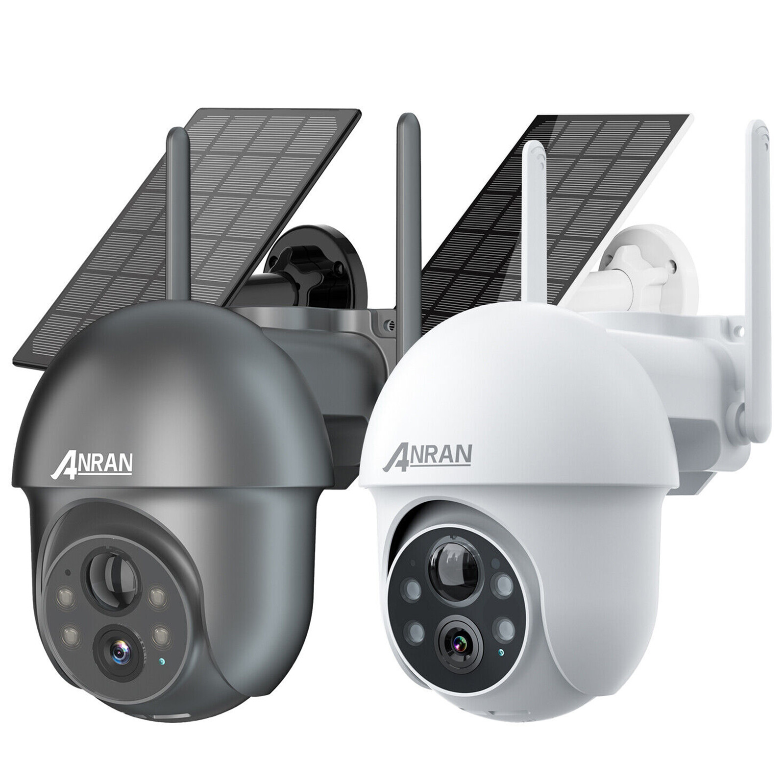 3MP WIFI Home Security Camera Outdoor Wireless Pan/Tilt Solar & Battery Powered