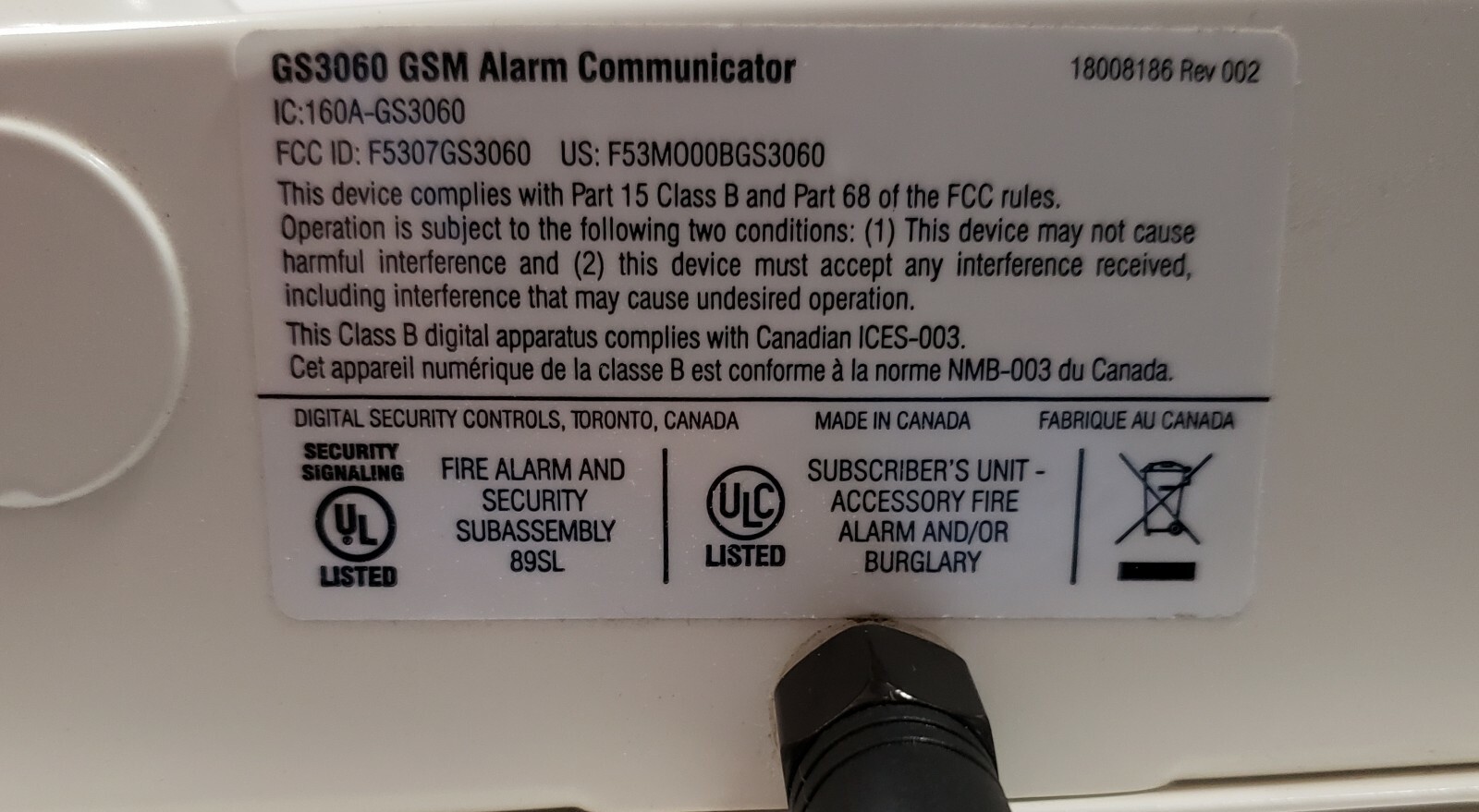 ADT GS3060 GSM Alarm Communicator *FREE USA SHIPPING!*