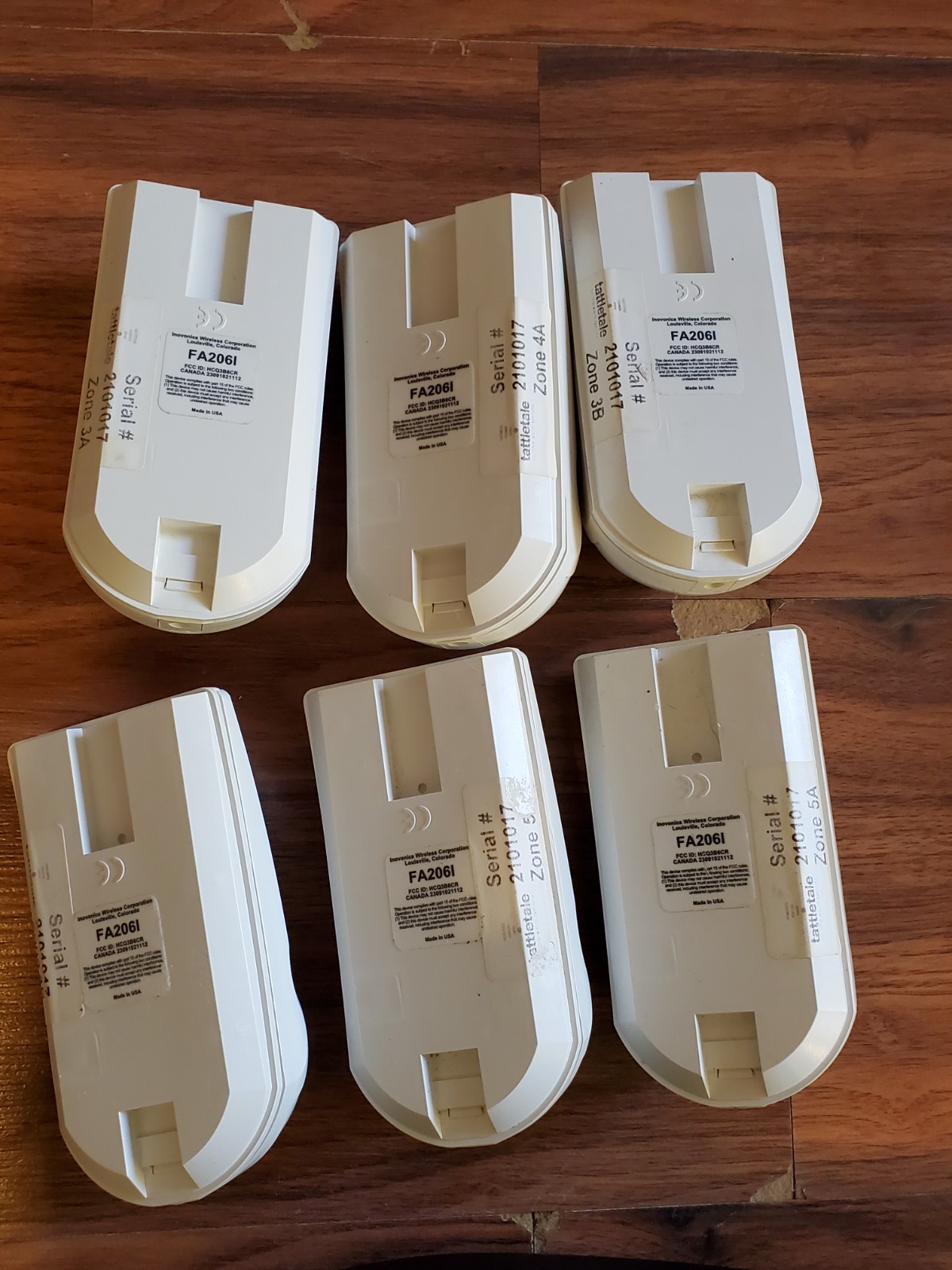 Tattletale Alarm System Lot Base unit x6 Indoor Motion x7 Loop x8 Dual Beam More