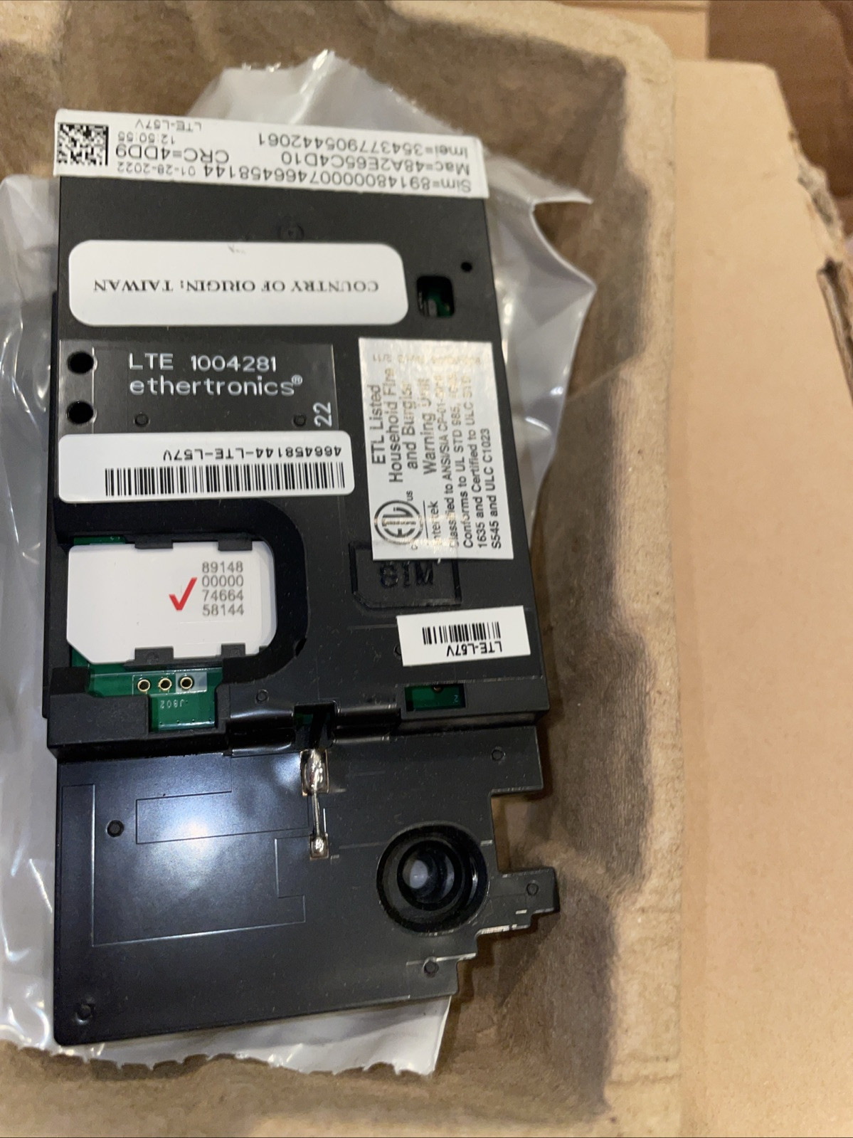 Honeywell LTE-L57V Verizon LTE Communicator Lynx Touch LTEL57V | New in Box