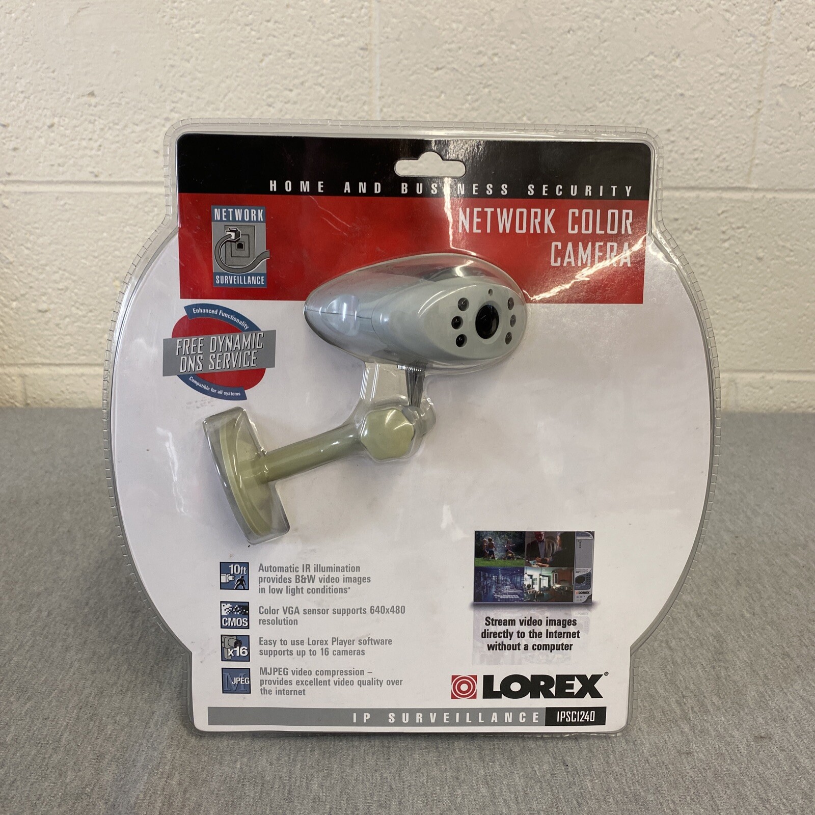 Lorex IPSC1240 Network Color Camera IP Surveillance Day/Night
