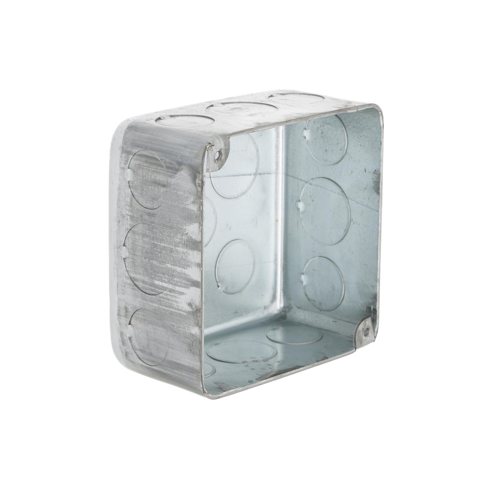 Hubbell-Raco 239 4 in. Square Plenum Box, Eleven 1/2 and 2-1/8 Deep, Gray