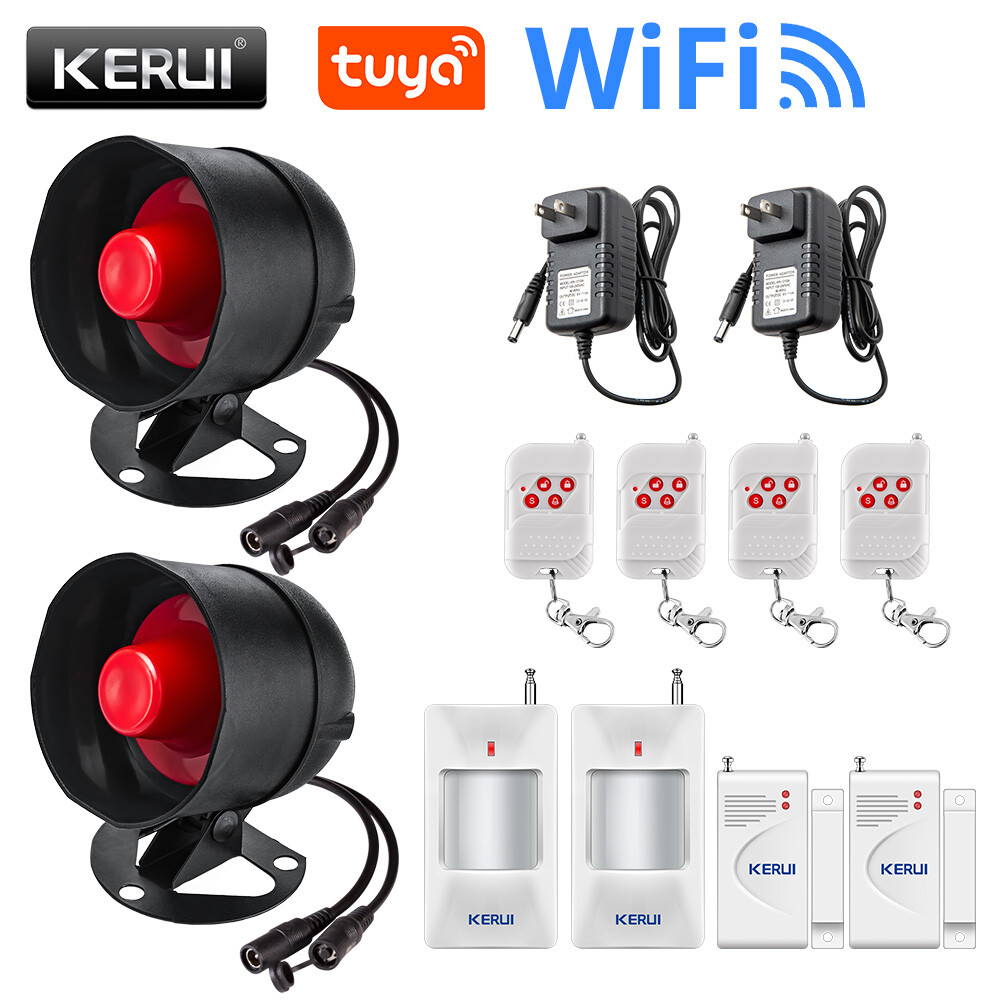 WIFI Tuya Wireless Home Security Alarm System Door Sensor Motion Detect Burglar