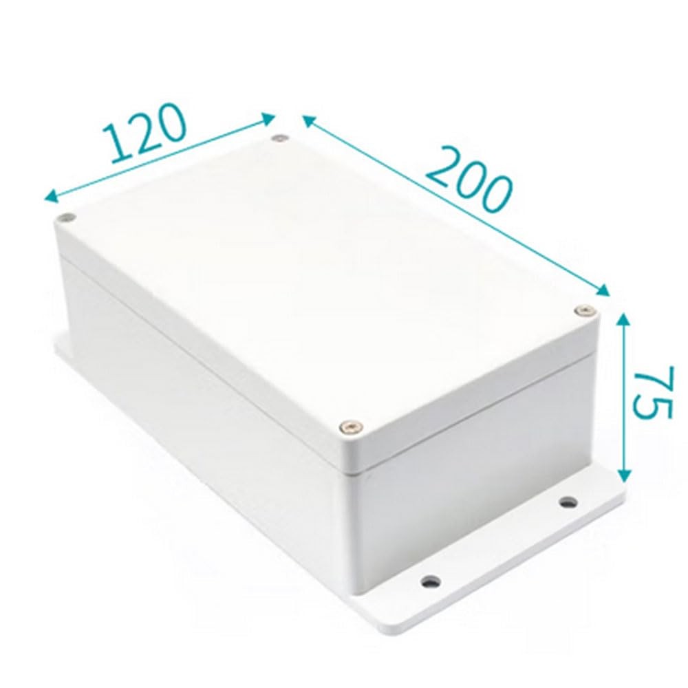 IP65 Weatherproof Junction Box ABS Plastic Electrical Enclosure with black