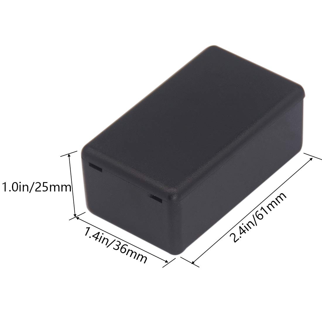 Zulkit 5Pcs Project Boxes ABS Plastic Electrical 2.40″ x 1.41″ x 0.98″, 5 PCS