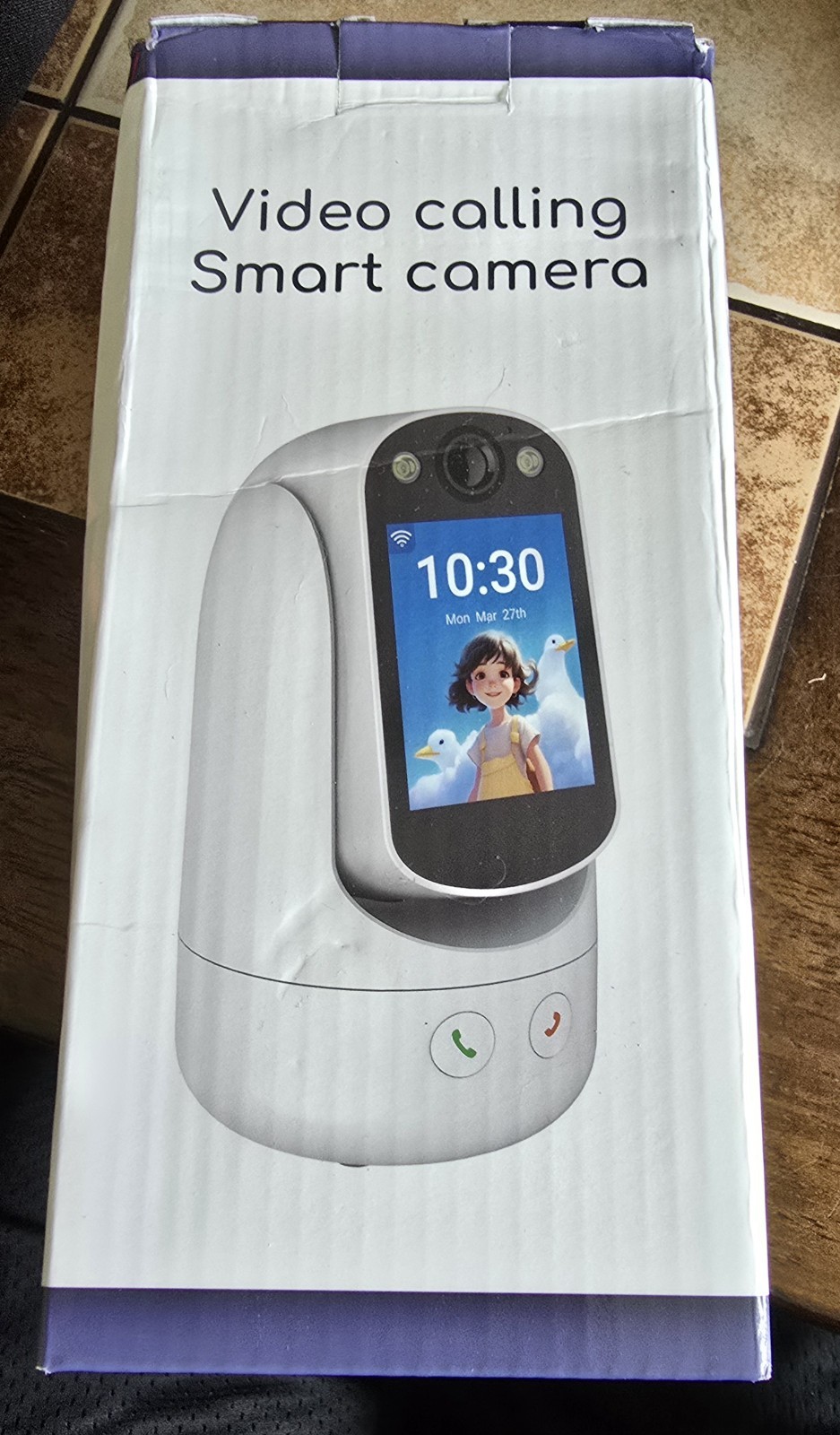 Im Cam Video Calling Smart Camera Rotating 1080p Wide View App Controlled