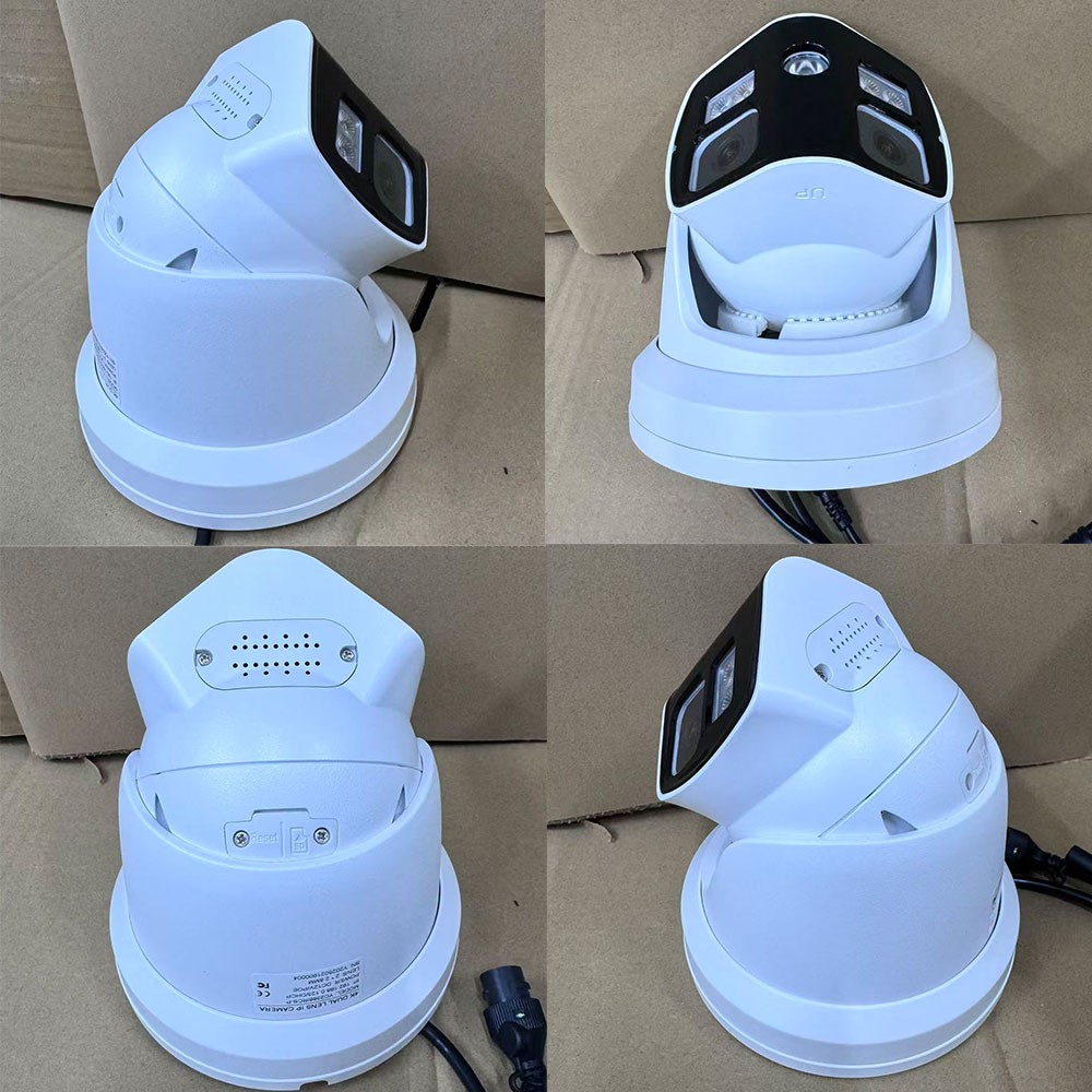 VIKYLIN 4K 8MP 180° Angle IR Color IP Camera Dual lens 8CH 8POE NVR System Lot