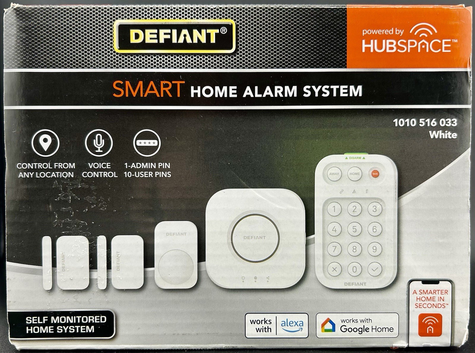 NEW Defiant Smart Home Alarm System with WiFi and Bluetooth Powered by Hubspace