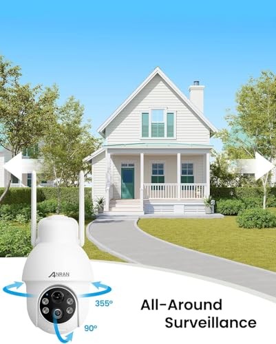 2K Solar Security Camera Outdoor Wireless, WiFi Camera Battery 2K White-1pcs