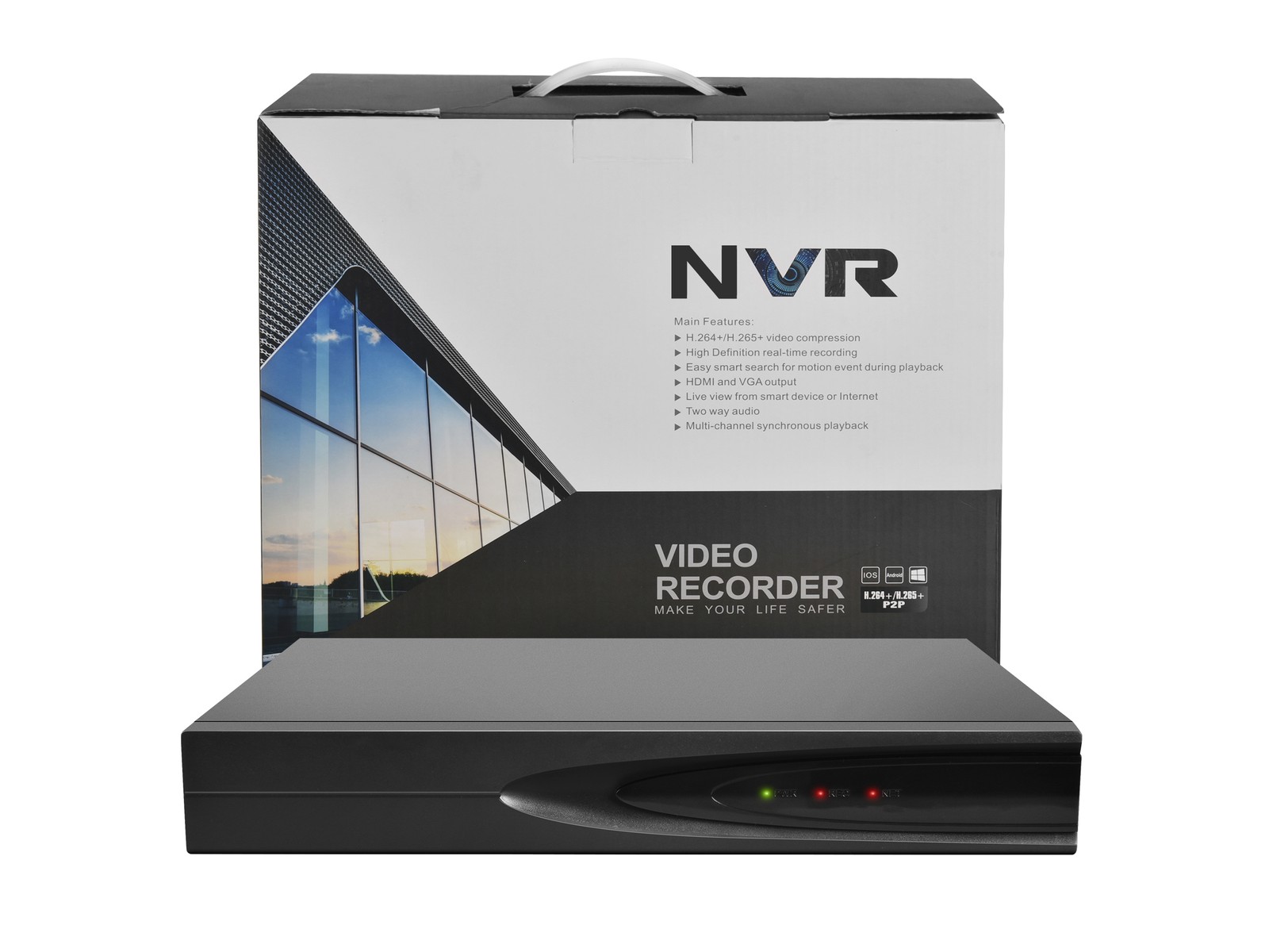 NEW VIKYLIN 8CH 8POE NVR Security Systems Turret IR30M 4MP IP CAMERA MIC Lot US