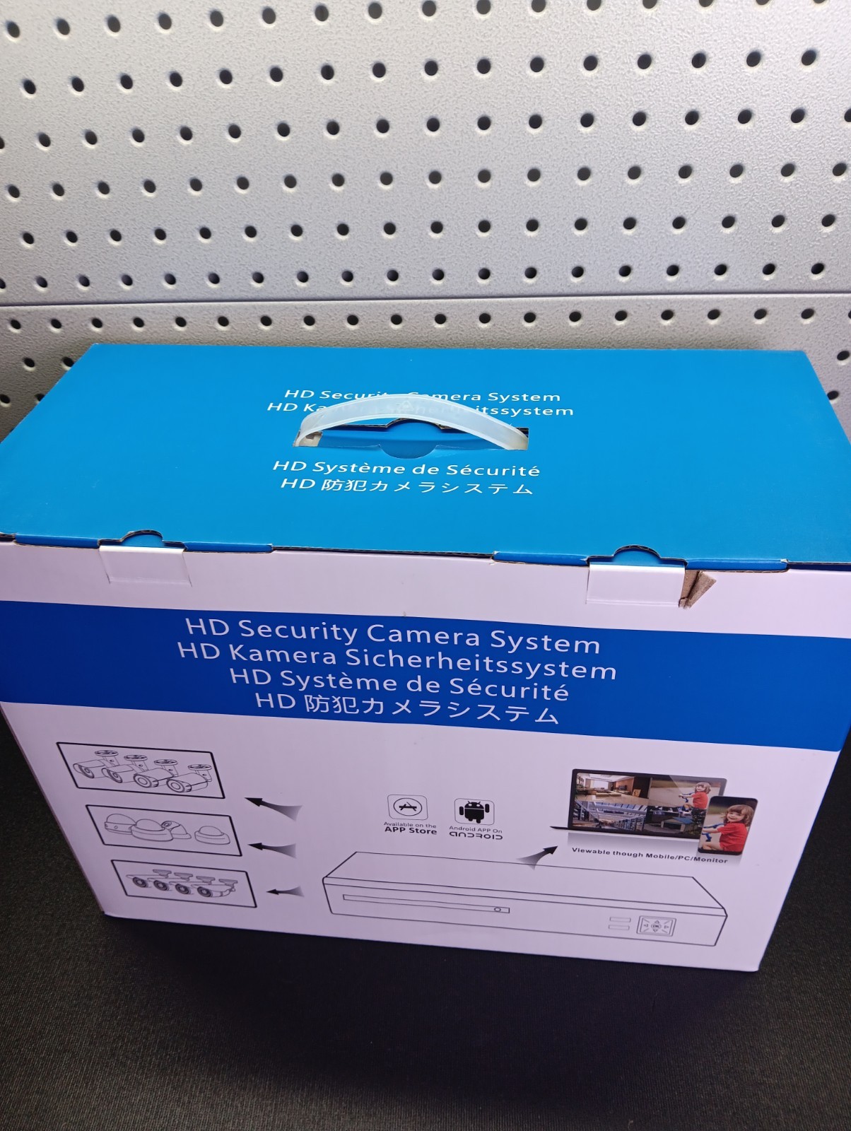 Hd Security Camera System With Four Cameras