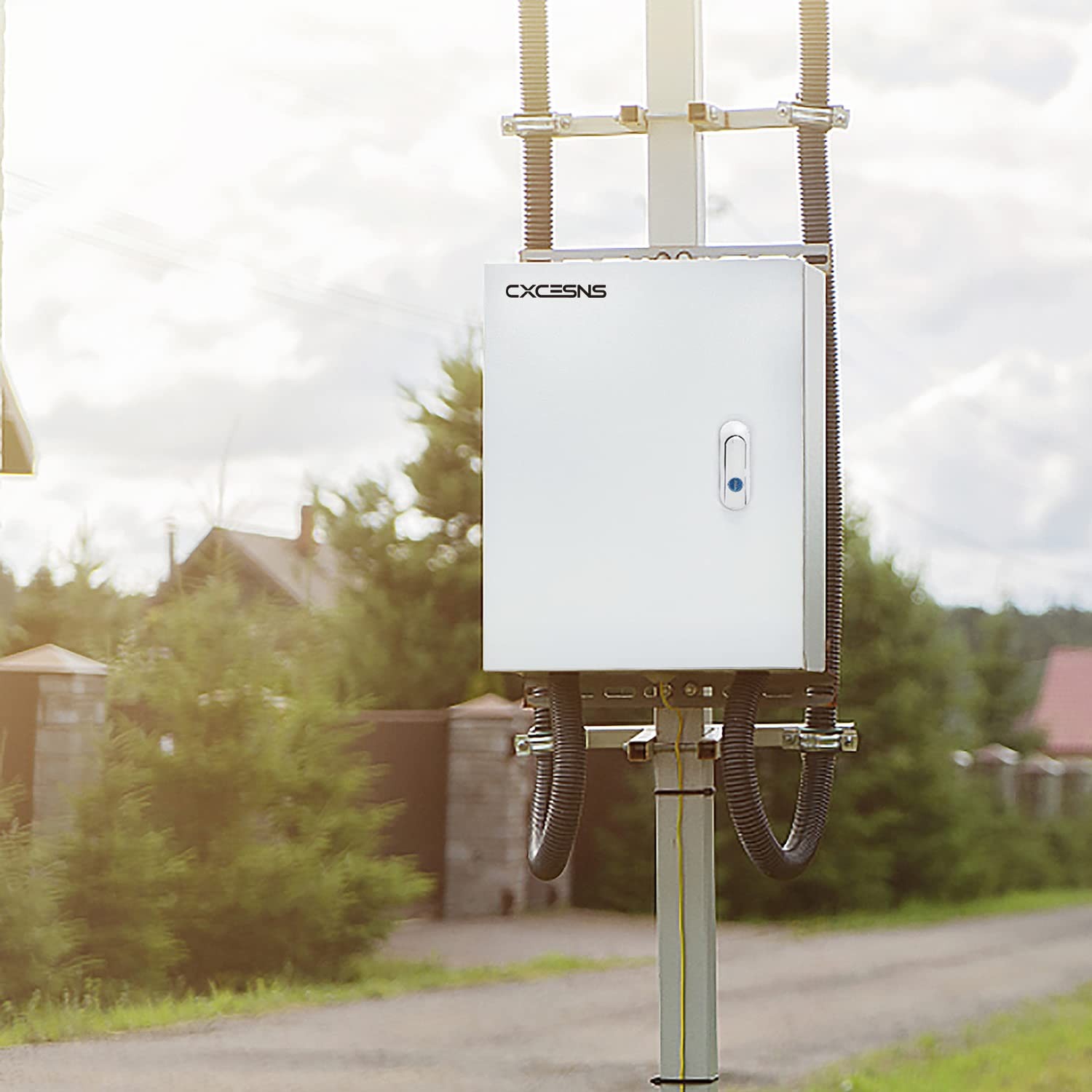 CXCESNS Outdoor Electrical Box 12 x 10 x 6”D NEMA 4X 12 x 10 x 6”, silver