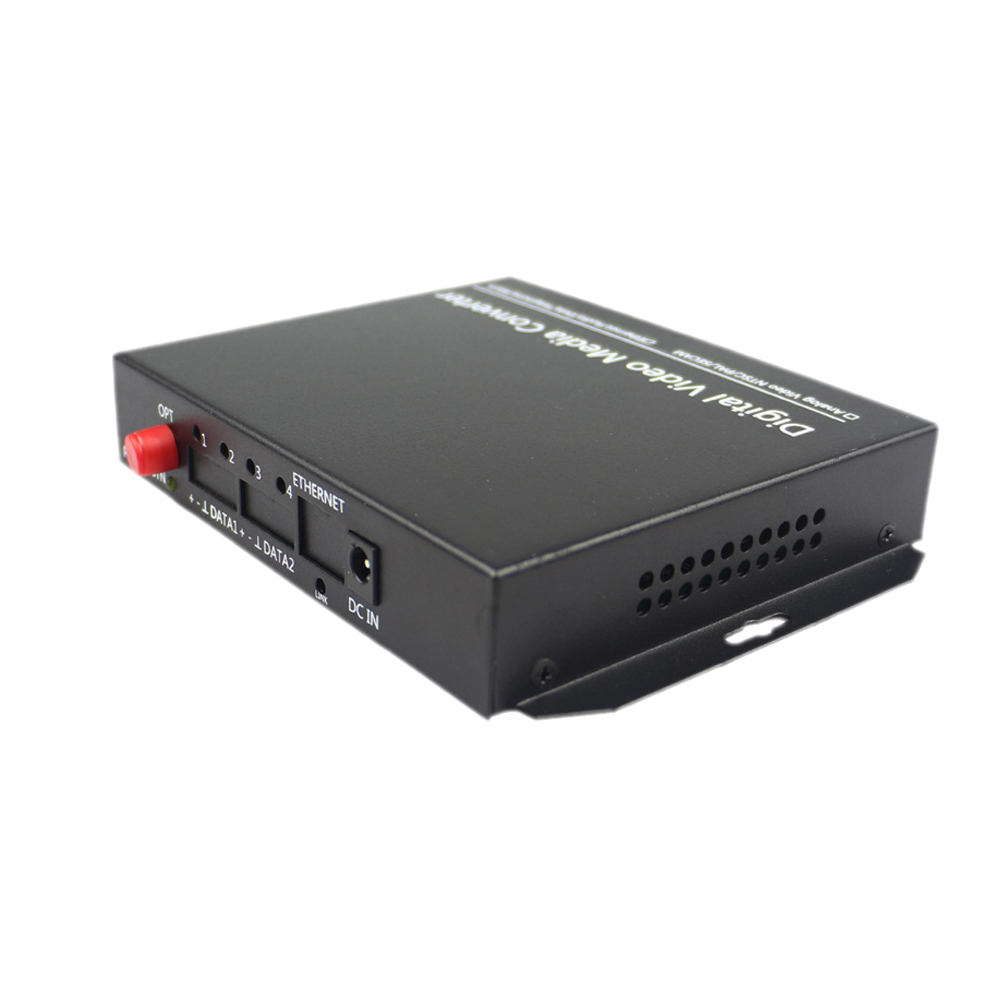 2CH Bi-directional Two way Hi Fi Audio Fiber Optic Optical Converter Broadcast