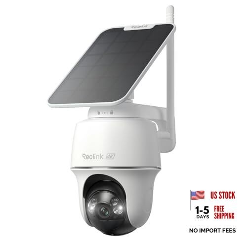 First 4K Solar Security Cameras Wireless Outdoor, Argus PT Ultra+Solar 4K 8MP