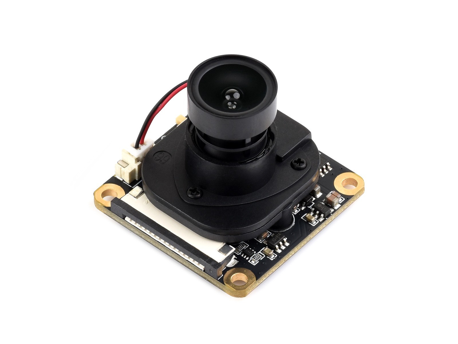 Waveshare IMX291 2MP IR-CUT Camera, Fixed-Focus, 83° Diagonal FOV