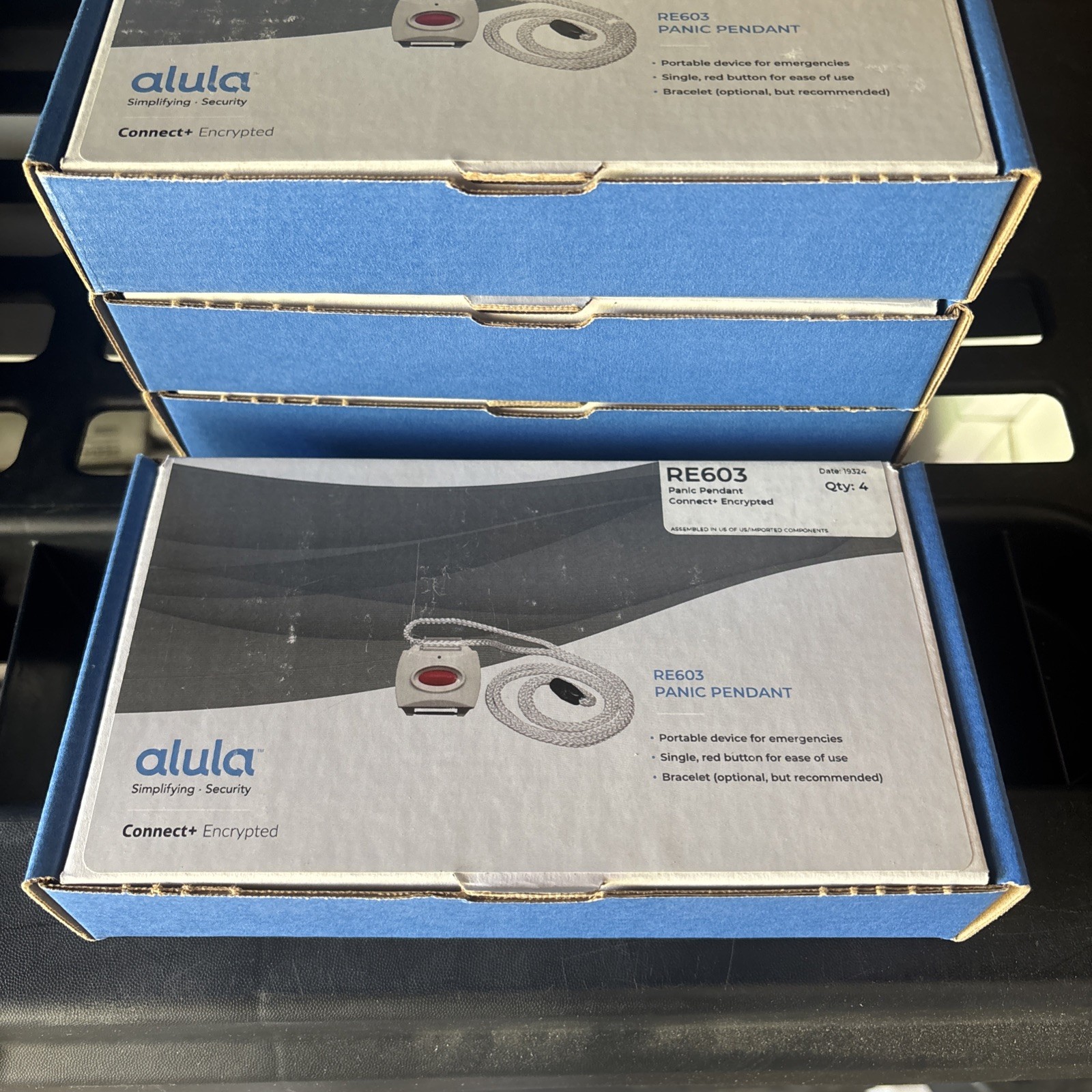 New Alula/Resolution RE603 Cryptix Compatible Wrist/Pendant Panic Button