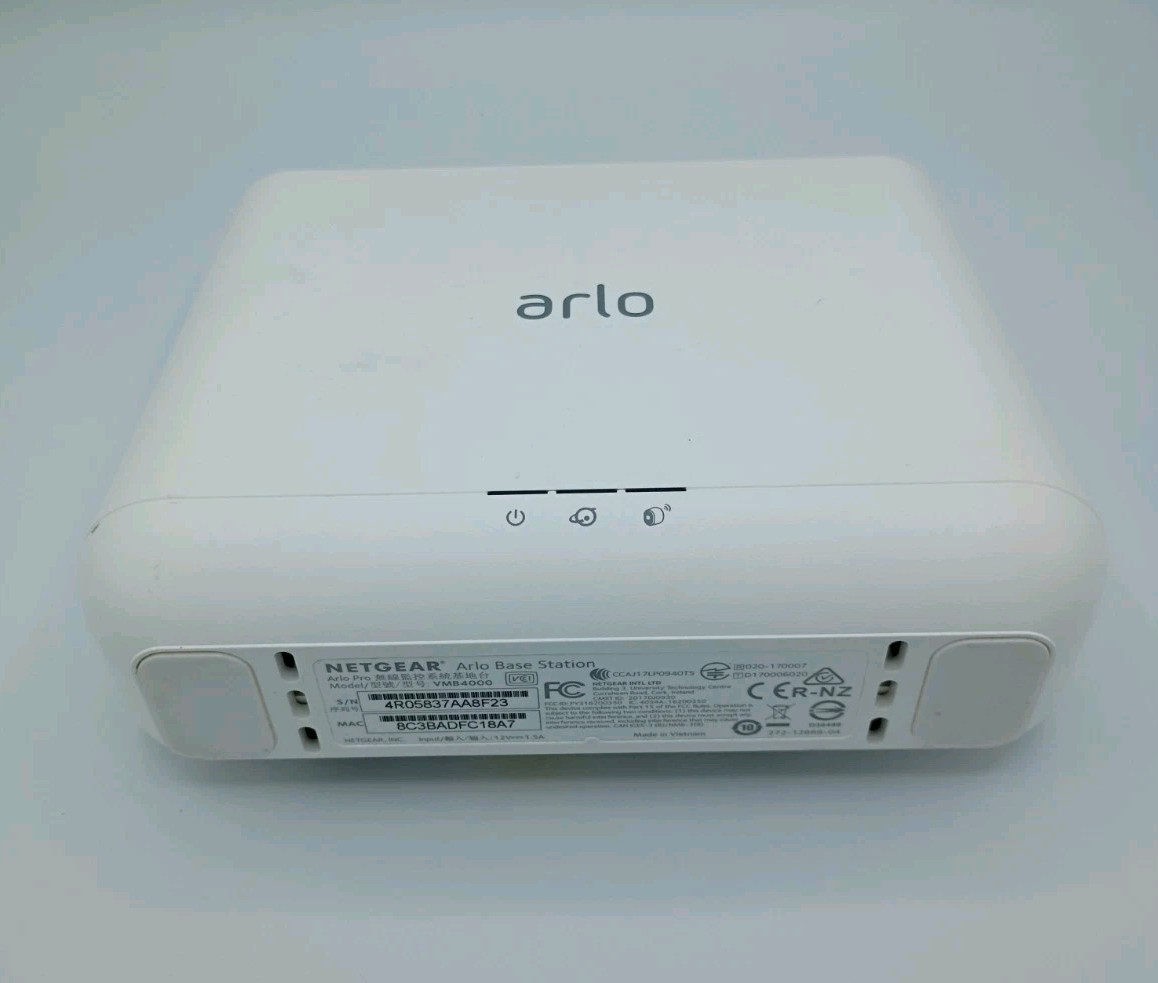 NetGear Arlo Pro VMB4000 Wireless Security Base Station w/ AC Adapter